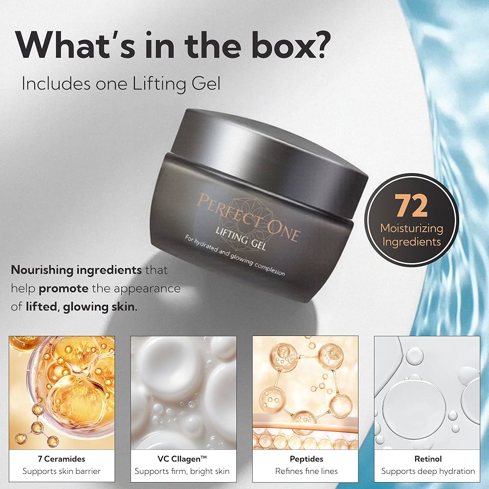 フェイスジェル・ゲル PERFECT ONE Amazon.com: PERFECT ONE Lifting Gel - Helps The Skin Appear